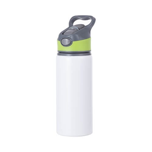eng_pl_Aluminum-water-bottle-650-ml-white-with-a-screw-cap-with-a-green-insert-for-sublimation-5744_1