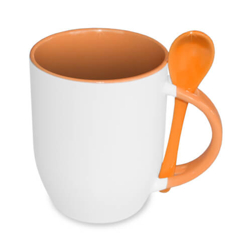 eng_pl_JS-Coating-mug-with-spoon-orange-Sublimation-Thermal-Transfer-1228_1