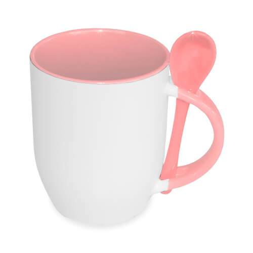 eng_pl_JS-Coating-mug-with-spoon-pink-Sublimation-Thermal-Transfer-2901_1
