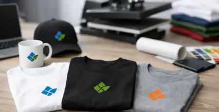 T kreklu apdruka ar logo uzņēmumiem